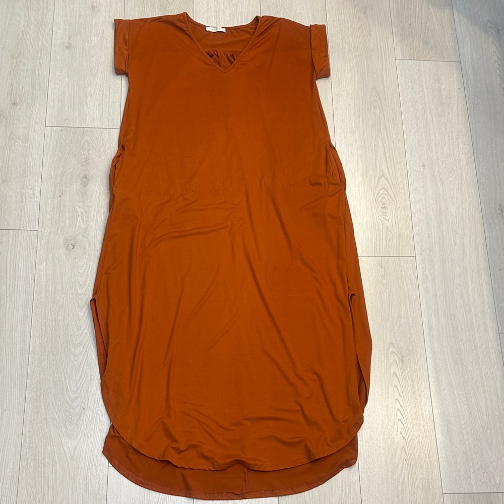 Entro Terracotta Maxi Dress